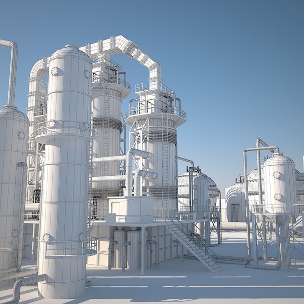 3ds max refineries