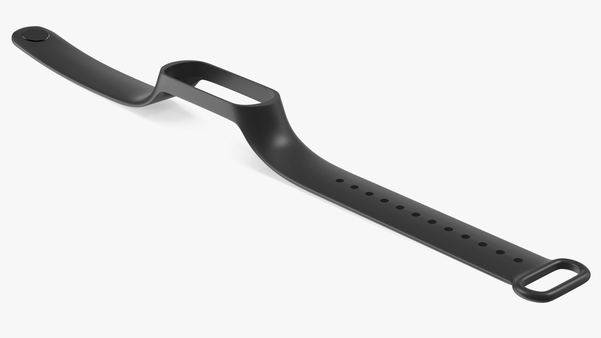 Silicone Strap Unfastened 3D model preview