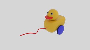 3D single duckling toy
