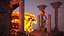 ESCENA FINAL DE MEEBITS 3D APARADA