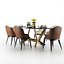 mesa de comedor y silla