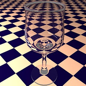 A glass