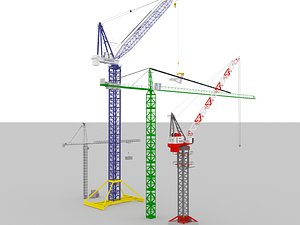 tower crane 3D model