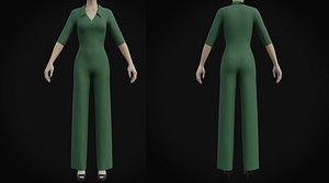 Elegant Female formal jumpsuit