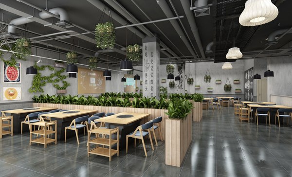 餐厅 工业风餐厅 自助餐厅 快餐餐厅 音乐餐厅 码头餐厅3D模型 - TurboSquid 1777800