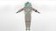 Modelo 3D del traje espacial Artemis de la NASA XEMU