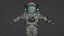 Modelo 3D del traje espacial Artemis de la NASA XEMU