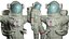 Modelo 3D del traje espacial Artemis de la NASA XEMU