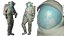 Modelo 3D del traje espacial Artemis de la NASA XEMU