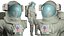 Modelo 3D del traje espacial Artemis de la NASA XEMU