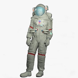 NASA XEMU Artemis Spacesuit Rigged 3D model