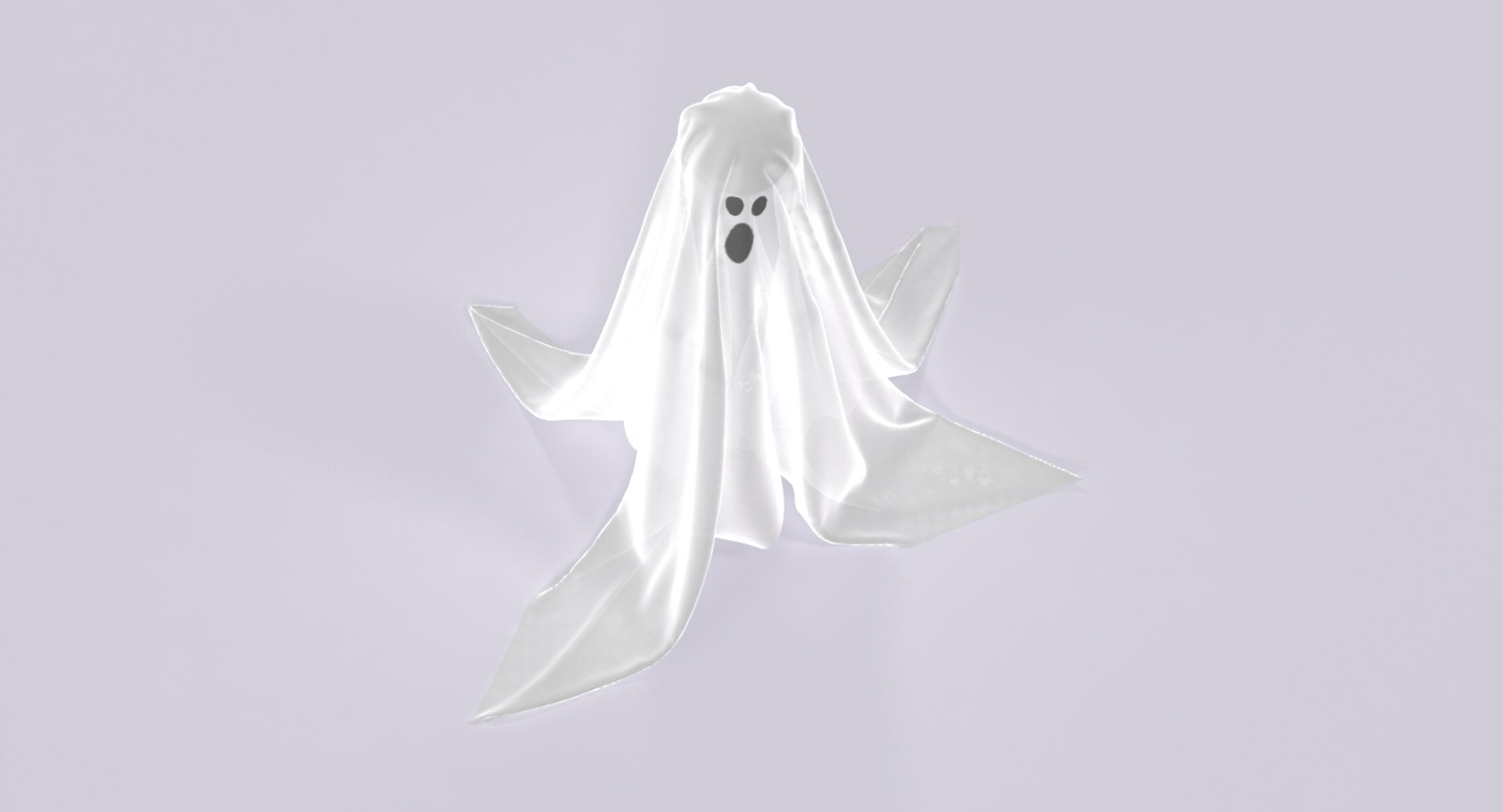 ghost decoration 3d max