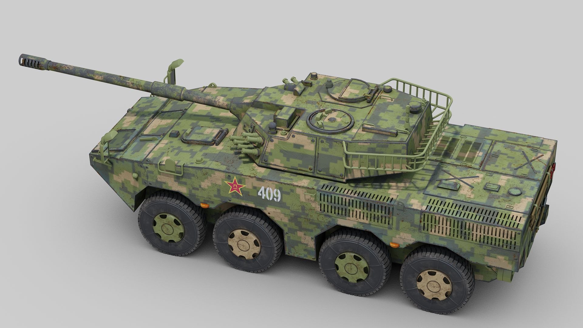 ZTL 11 Assault Gun 3D - TurboSquid 1820328