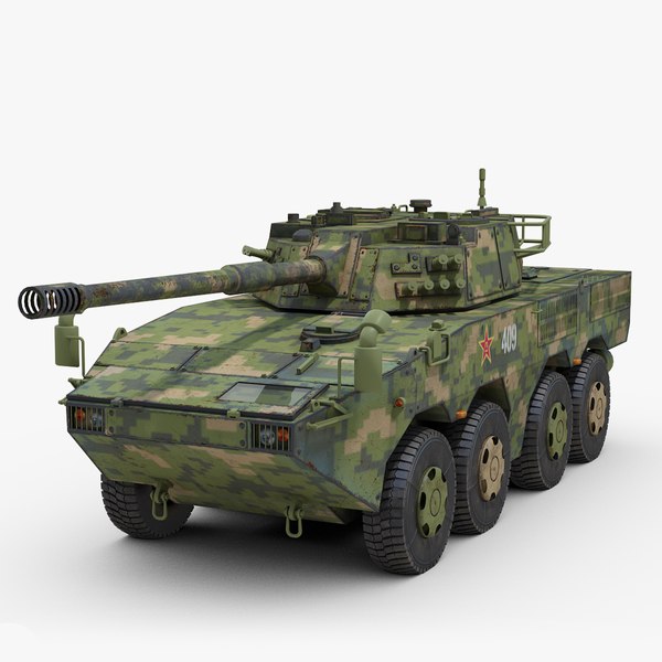 chinese plz 05 howitzer 3d model