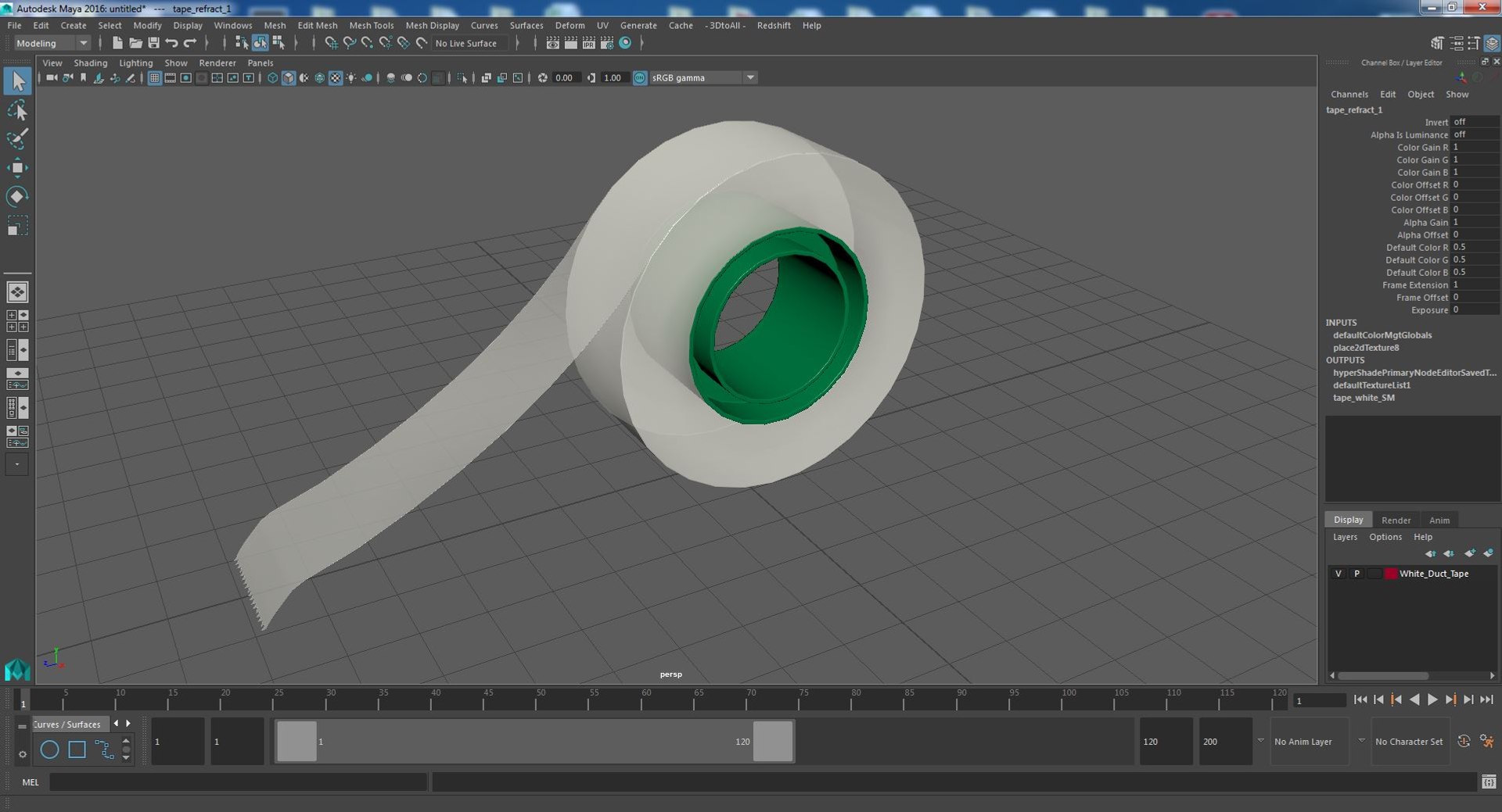 3D White Duct Tape https://p.turbosquid.com/ts-thumb/cT/OeY2HB/UF/whiteducttapec4dmodel023/jpg/1636404392/1920x1080/fit_q87/c3548ba1192f592f8c0604d07c72ffcc462cb244/whiteducttapec4dmodel023.jpg