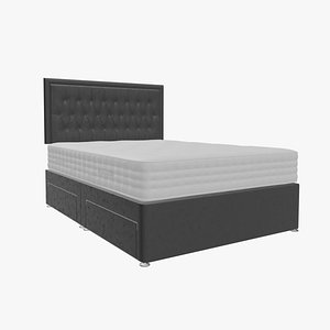 3D Velvet Bed