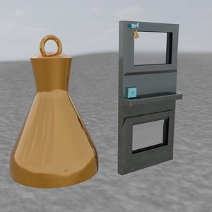 Entrance door and bell