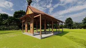 javanese rustic house 3D model