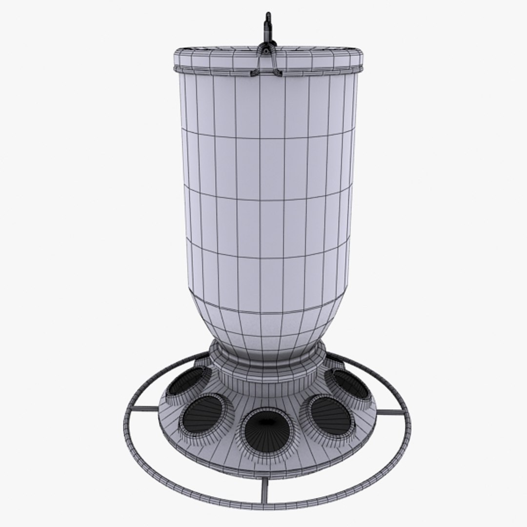 Birds Feeder 3d Model