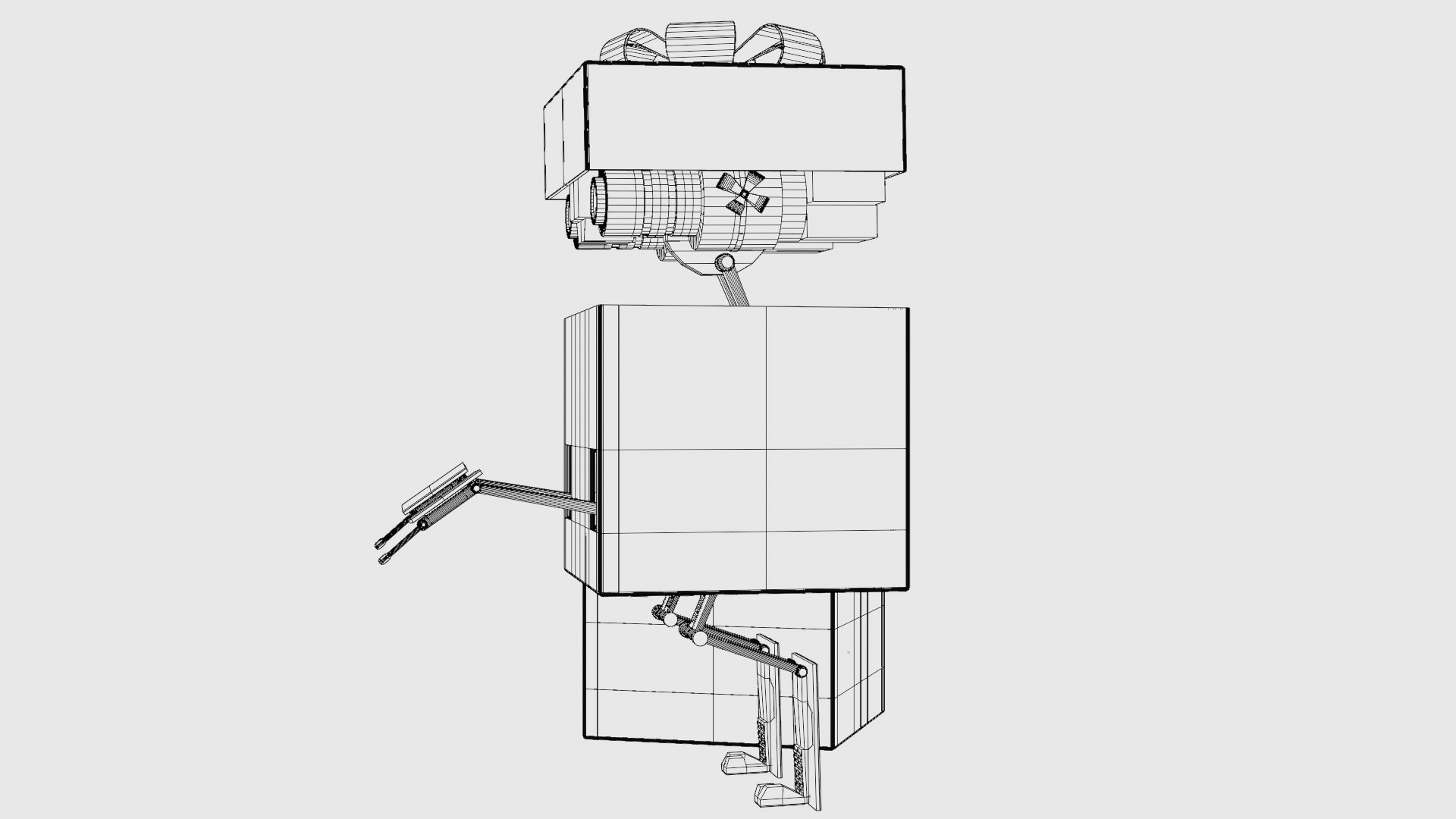 Gift Present Robot Rigged Low-poly 3D Model - TurboSquid 2004153
