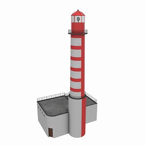 east mall light house 3D model
