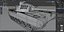 Tank T-80 UK battle tank CGI 3D 모델