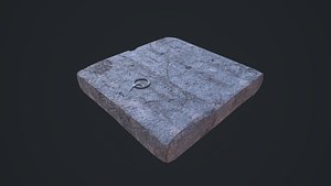 3D trapdoor games asset