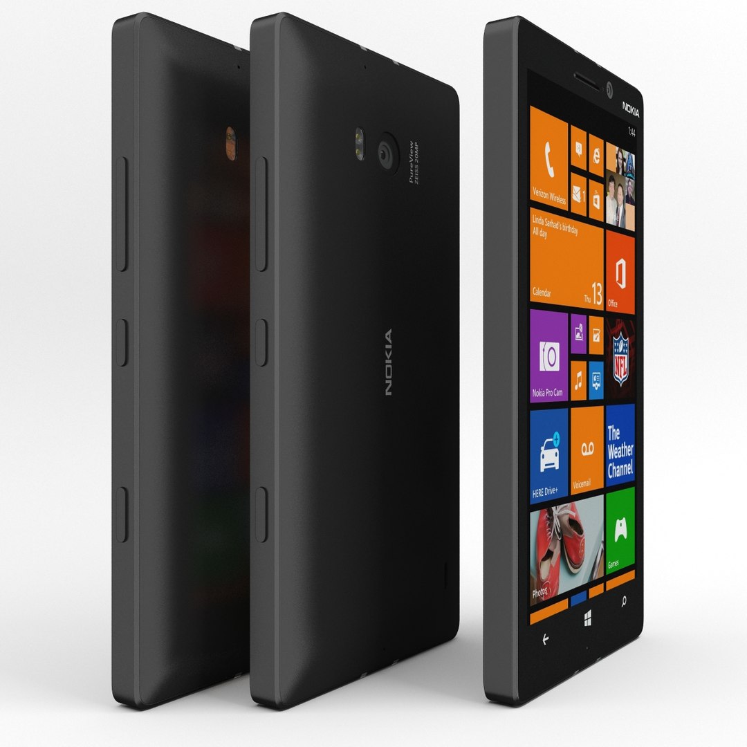 3d Model Nokia Lumia 930