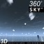 sky clouds 3d obj