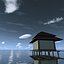 sky clouds 3d obj