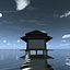 sky clouds 3d obj