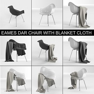 eames plastic armchair dax: 3D