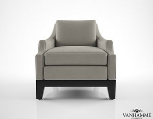 vanhamme cosy armchair 3d model