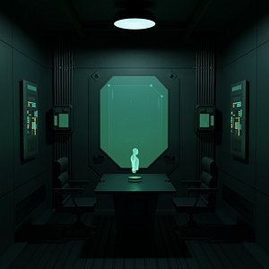 Futuristic Interrogation Room