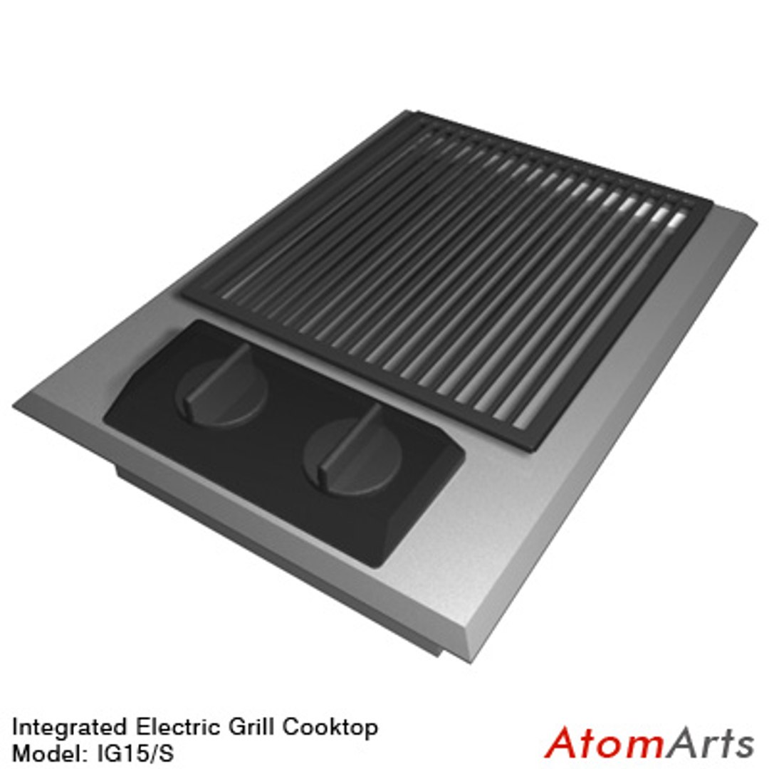 Wolf Integrated Cooktops 3d Model