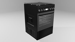 Low Poly Kitchen Stove