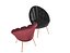 3D velvet shell chair 3D model model