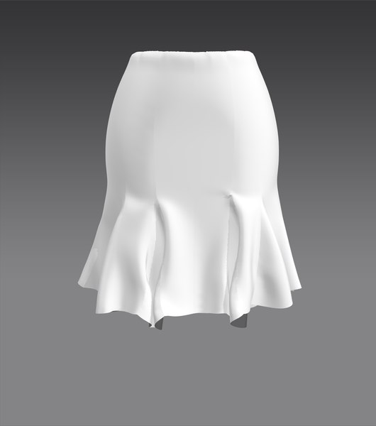 3D marvelous designer skirt - TurboSquid 1630575
