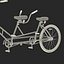 Bicycle Built for Two 3D Model