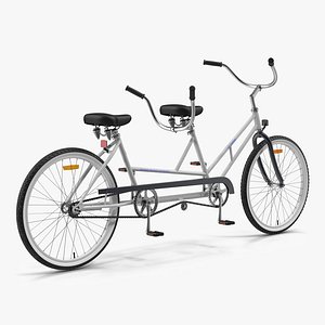 Bicycle Built for Two 3D Model