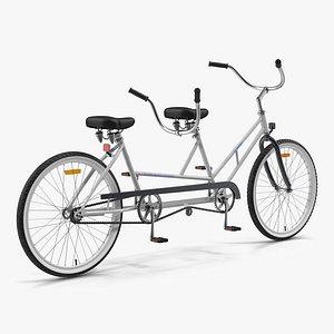 Bicycle Built for Two 3D Model