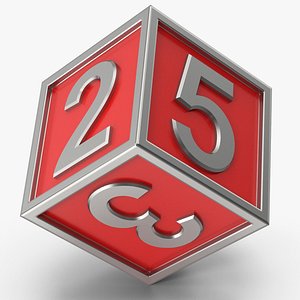 Number Cube 3D