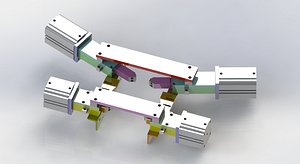 cylinder position mechanism 3D
