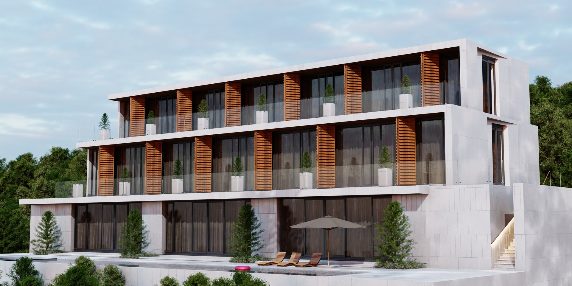 Modern Home 03 3D Model - TurboSquid 2116469