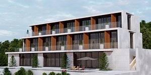Modern Home 03 3D model