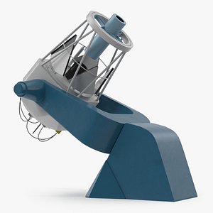 3D telescope observatory model