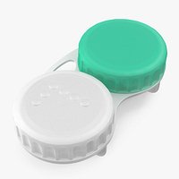 Screw Top Contact Lens Case