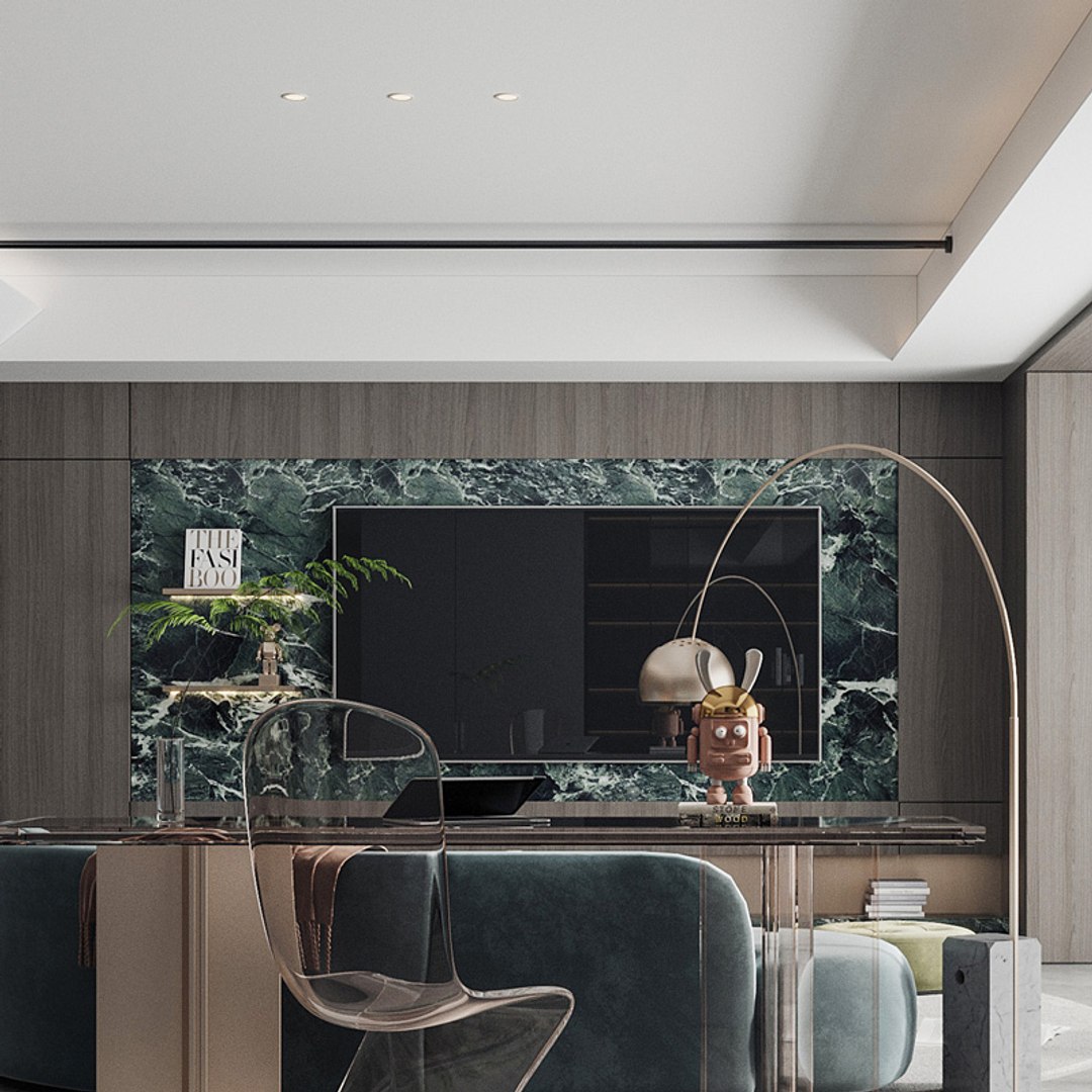 3D Modern Living Room Model - TurboSquid 2239428