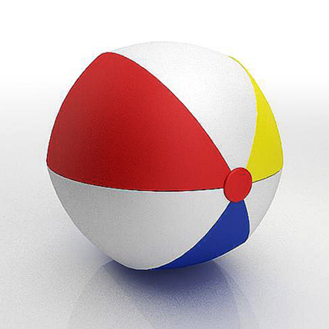 Beach Ball 3D Model - TurboSquid 456282