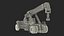 Reach Stacker Container Handler NC Nielsen Rigged for Cinema 4D